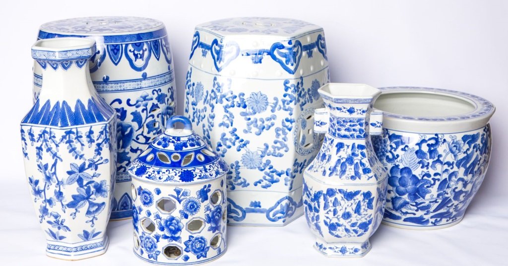 (6) ASSORTED CHINESE BLUE & WHITE PORCELAIN (1 of 3)