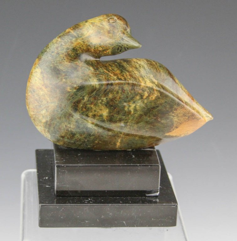 RALPH HURST BLACK GROUSE SOAPSTONE SCULPTURE (1 of 5)