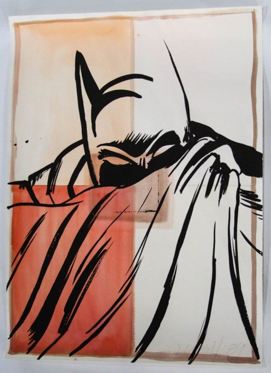 EARLY JOHN "CRASH" MATOS BATMAN WATERCOLOR & INK (1 of 6)