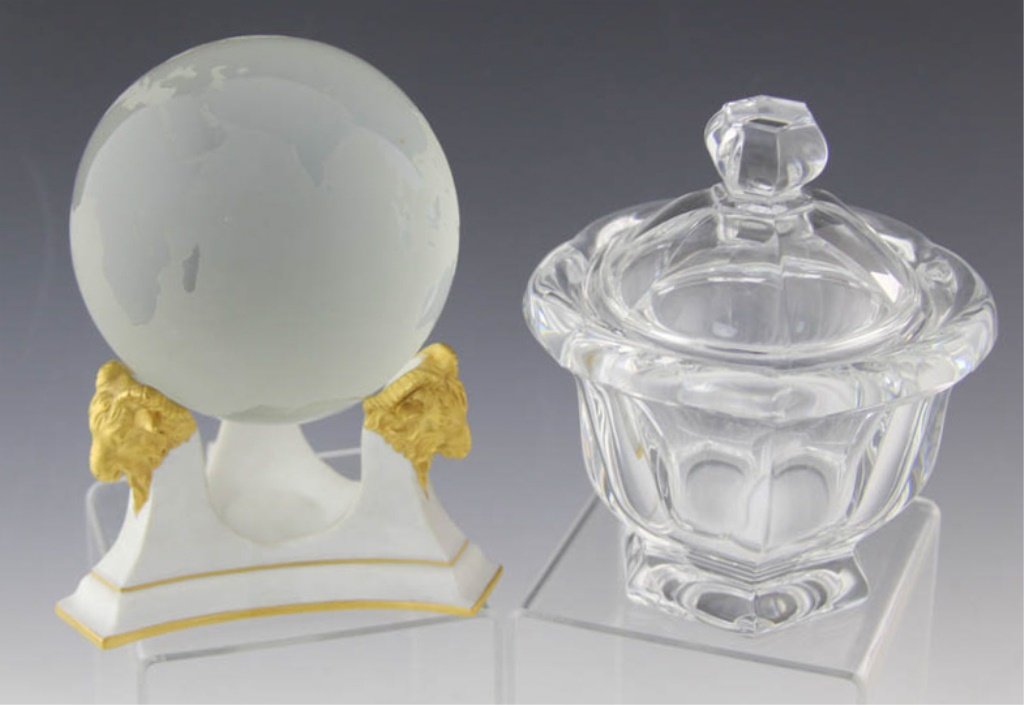 LOT OF THREE TIFFANY & CO. BACCARAT & SEVRES ITEMS (1 of 4)