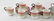 TWO SETS OF ENGLISH PORCELAIN TEA CUPS & SAUCERS - 2