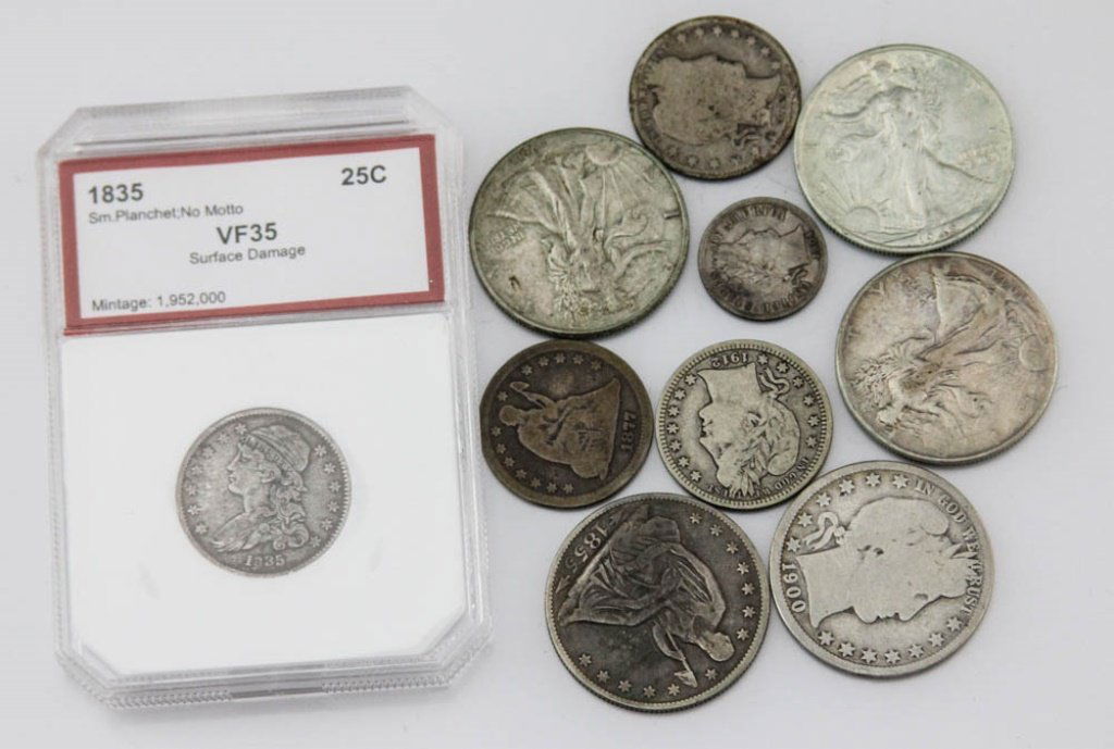 (10) MIXED DATE & DENOMINATION US SILVER COINS (1 of 4)
