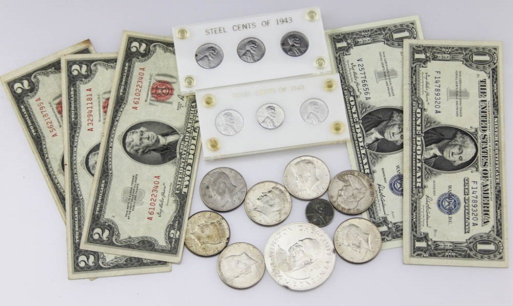 MIXED DATE DENOMINATION US COINS & CURRENCY (1 of 4)