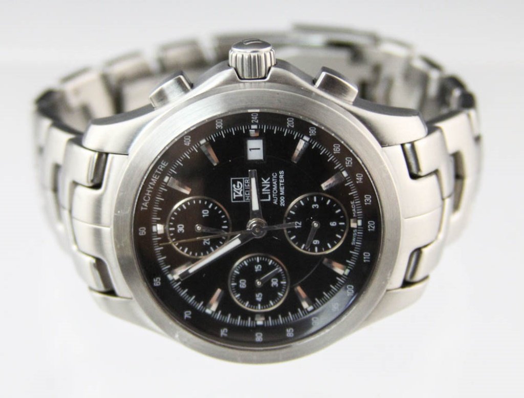 TAG HEUER CHRONOGRAPH LINK AUTOMATIC WATCH (1 of 6)