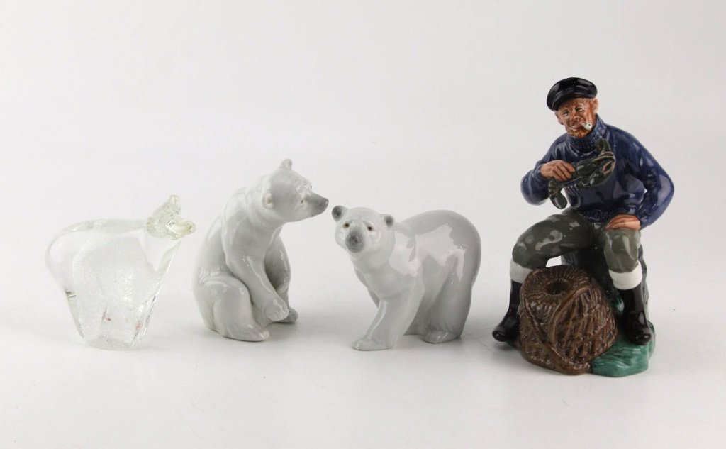 LOT OF 4 MIXED ITEMS - LLADRO ROYAL DOULTON & MORE (1 of 6)