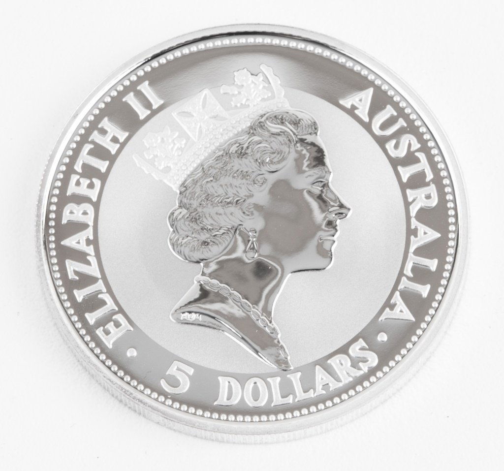 1991 THE AUSTRALIAN KOOKABURRA $1 1OZ COIN (1 of 2)