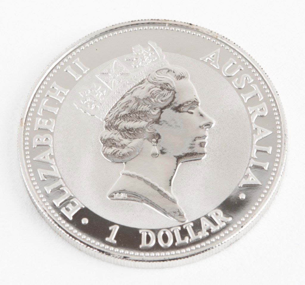 1992 THE AUSTRALIAN KOOKABURRA $1 1OZ COIN (1 of 2)
