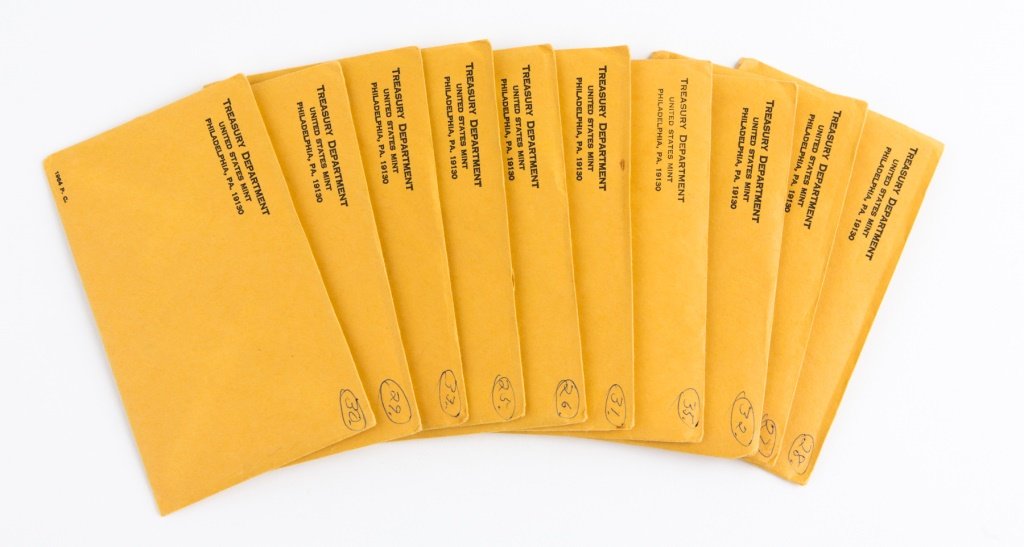 (10) 1964 US TREASURY PHILADELPHIA MINT SETS (1 of 2)