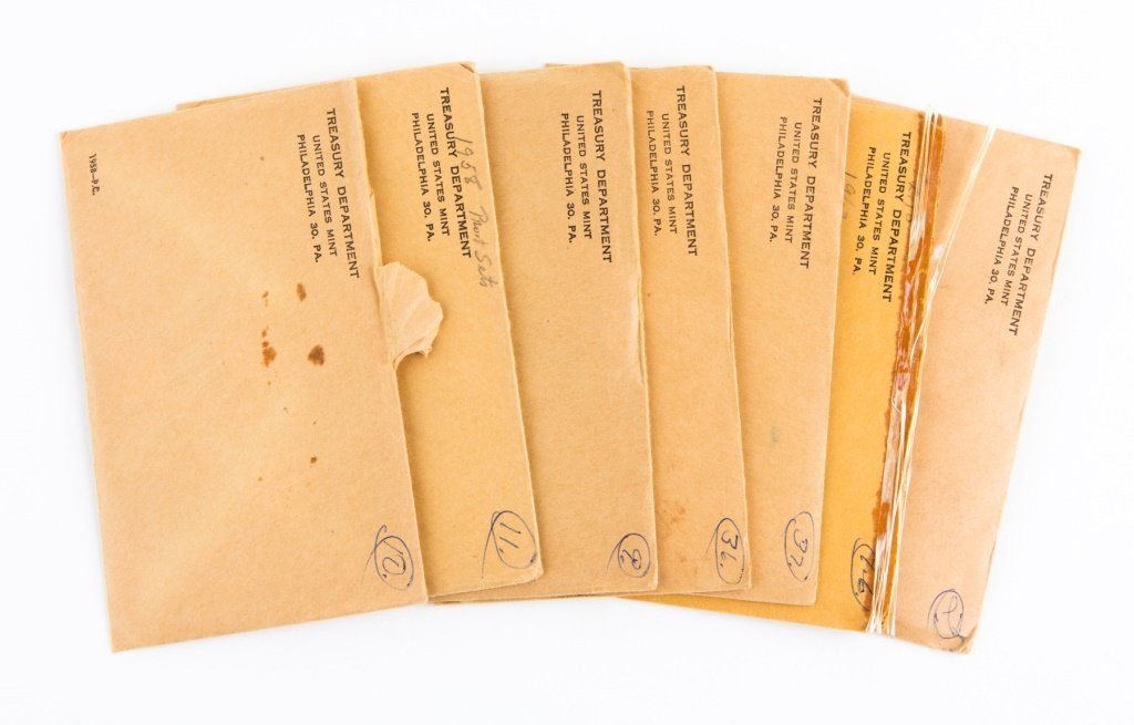 (7) 1958-1961 US TREASURY PHILADELPHIA MINT SETS (1 of 3)