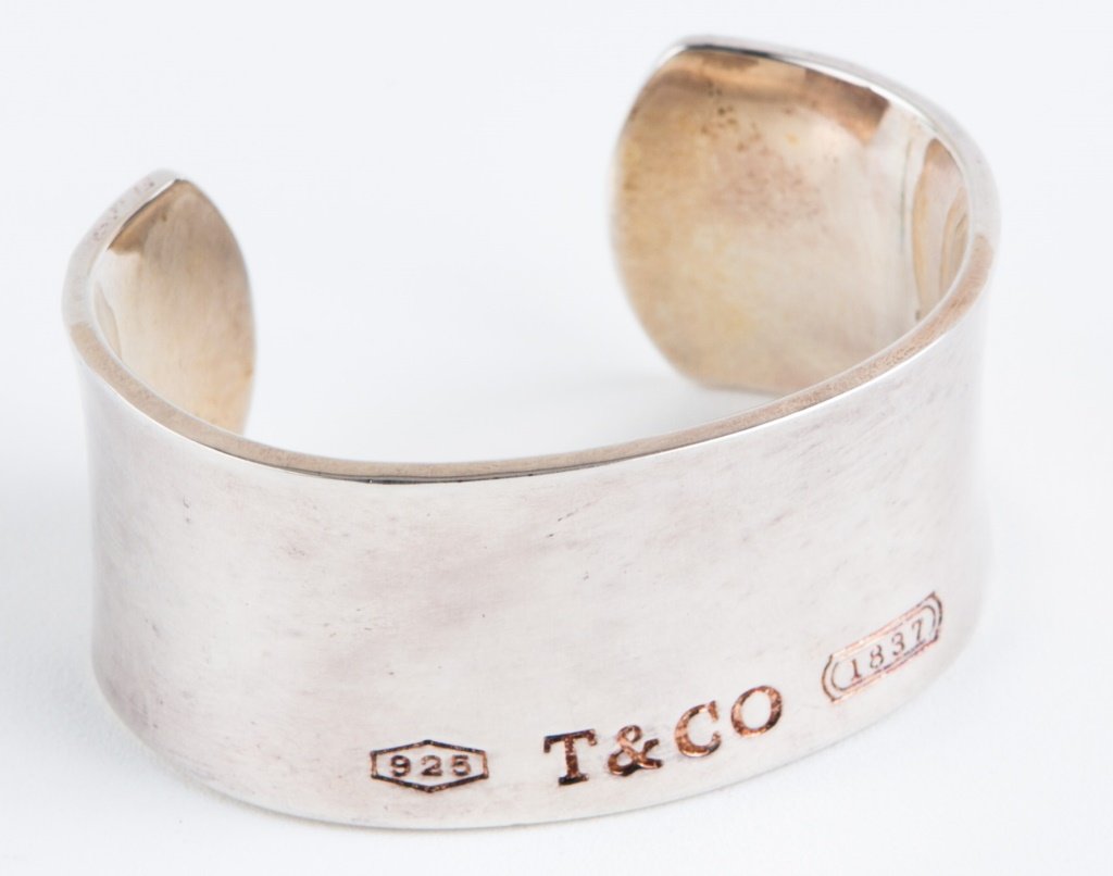 LADIES STERLING TIFFANY & CO. 1837 CUFF BRACELET (1 of 3)