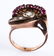 LADIES 14K YELLOW GOLD RUBY & DIAMOND RING - 3