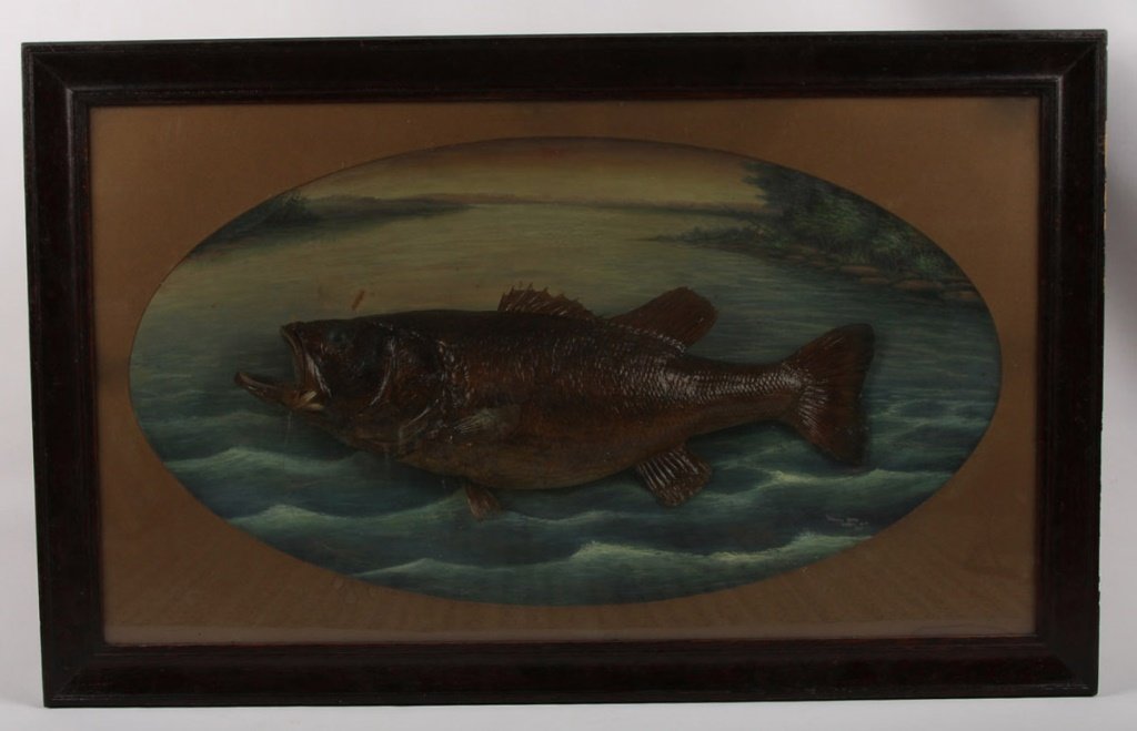HERMAN GRIEB TAXIDERMY 1920 FISH DIORAMA (1 of 6)