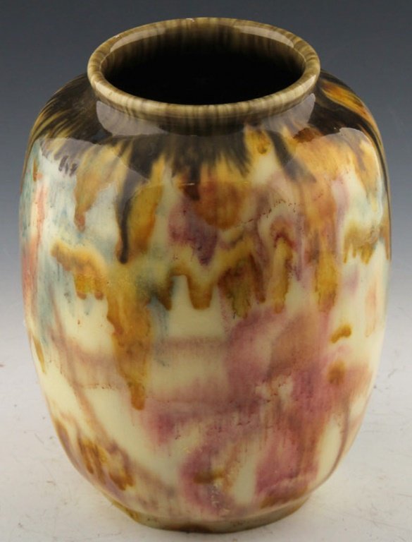 ROOKWOOD POTTERY CERAMIC DRIP GLAZE PLANTER 1934 (1 of 4)