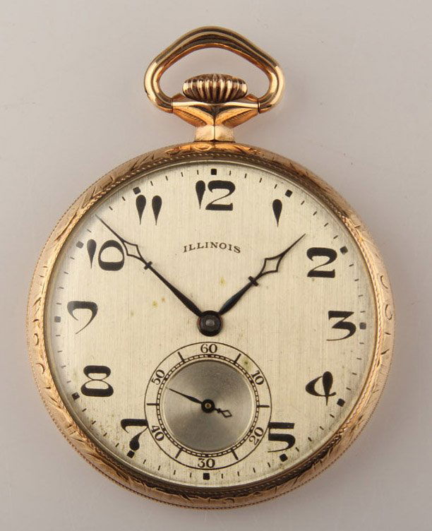 1926 ILLINOIS GOLD FILLED POCKET WATCH
