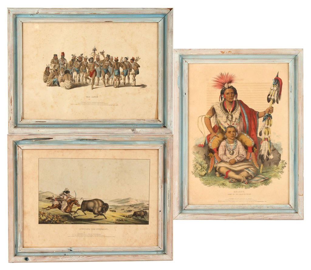 3 MCKENNEY & HALL NATIVE AMERICAN LITHOGRAPHS (1 of 10)