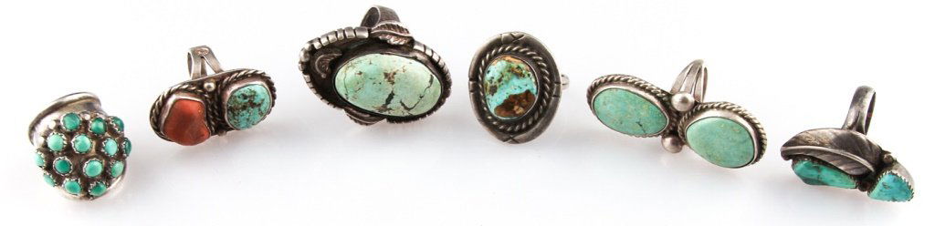 6 | NAVAJO STERLING SILVER RINGS (1 of 5)