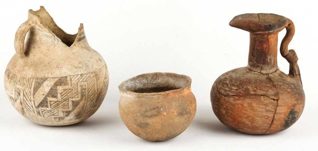 3 NATIVE AMERICAN POTTERY | ANASAZI CADDO (1 of 9)