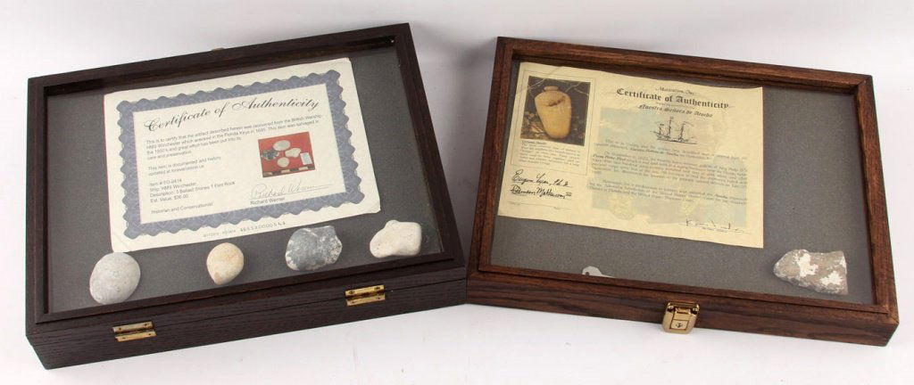 TWO SHIPWRECK ARTIFACTS ATOCHA & HMS WINCHESTER (1 of 3)