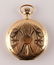 MENS WALTHAM 14K GOLD POCKET WATCH HUNTER KEYSTONE - 2