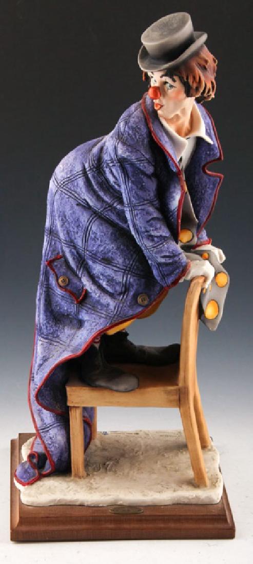 GIUSEPPE ARMANI PORCELAIN "CLOWN ON A CHAIR" (1 of 4)