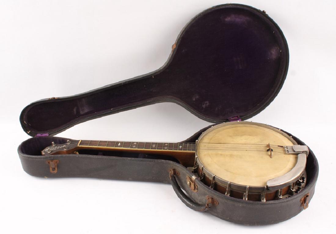 SUPERTONE TENOR 4 STRING BANJO (1 of 6)