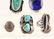 5 LADIES STERLING SILVER RINGS SIGNED BY ARTISTS - 3