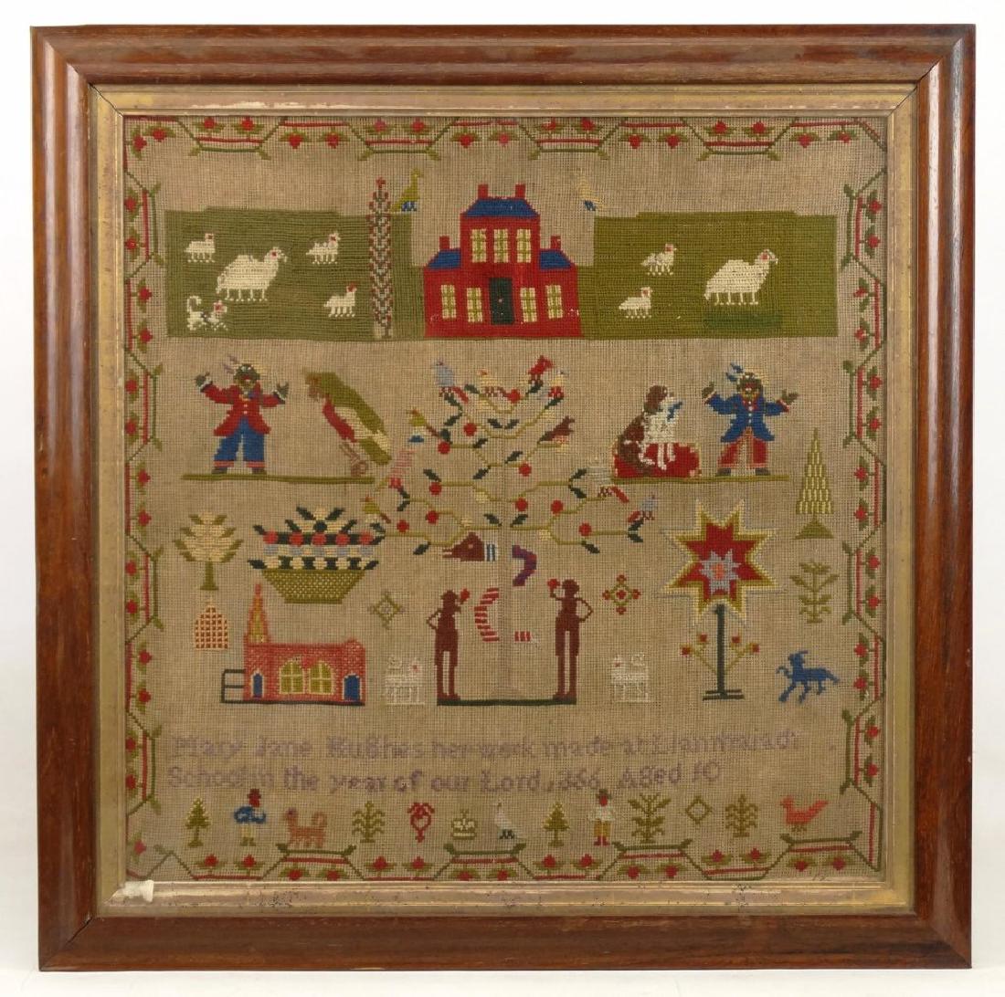 19th c. Sampler (1 of 5)