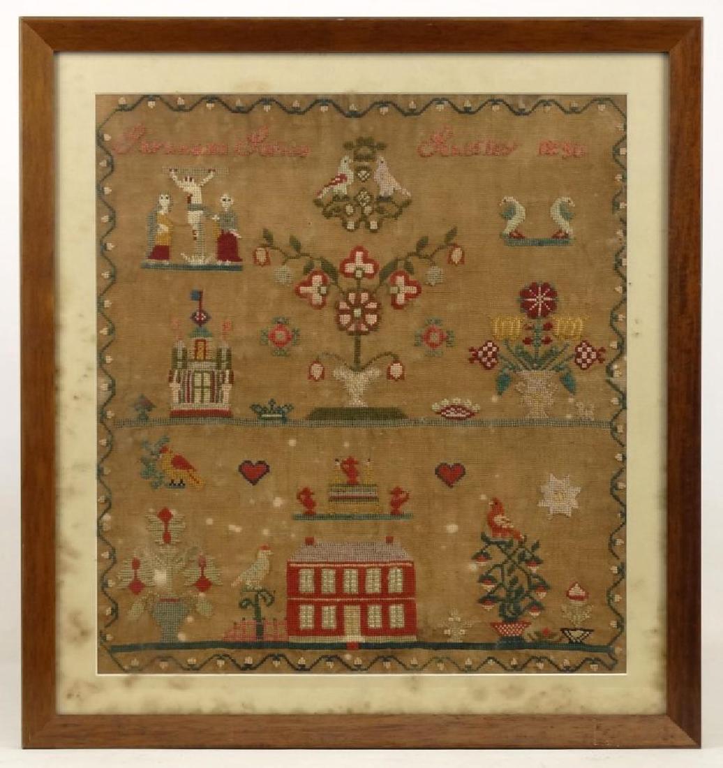 19th c. Sampler (1 of 4)