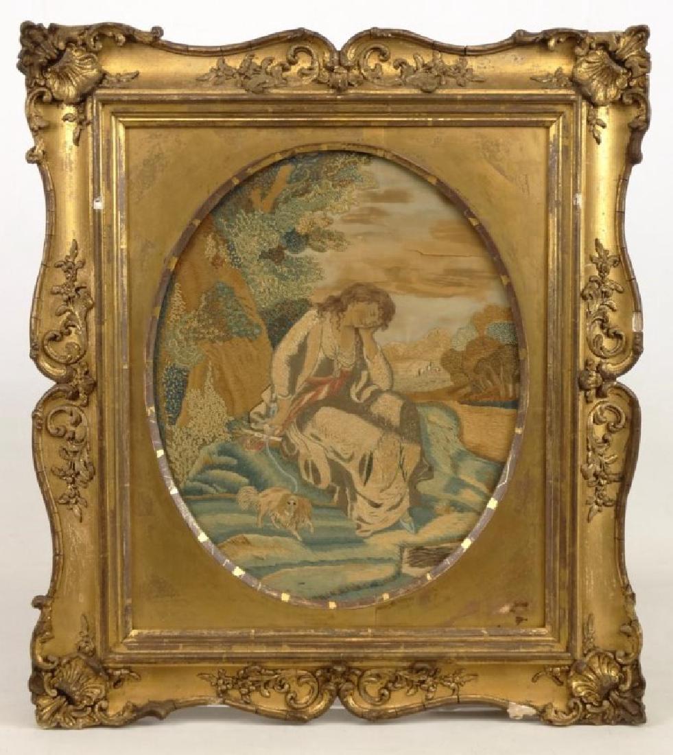 19th c. Silk Needlework (1 of 6)