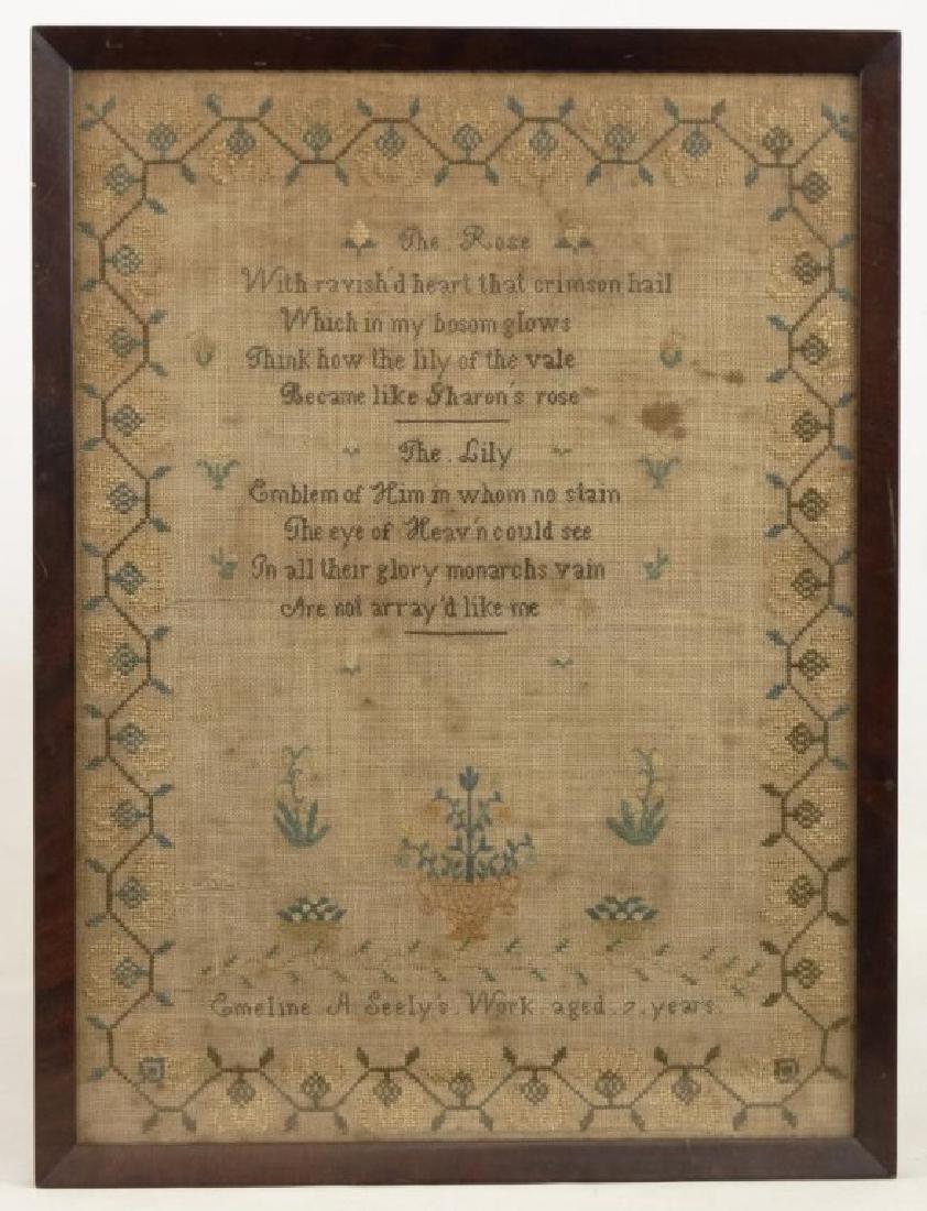 19th c. Sampler (1 of 4)