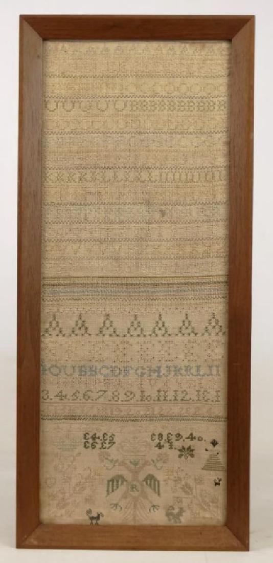 19th c. Sampler (1 of 5)