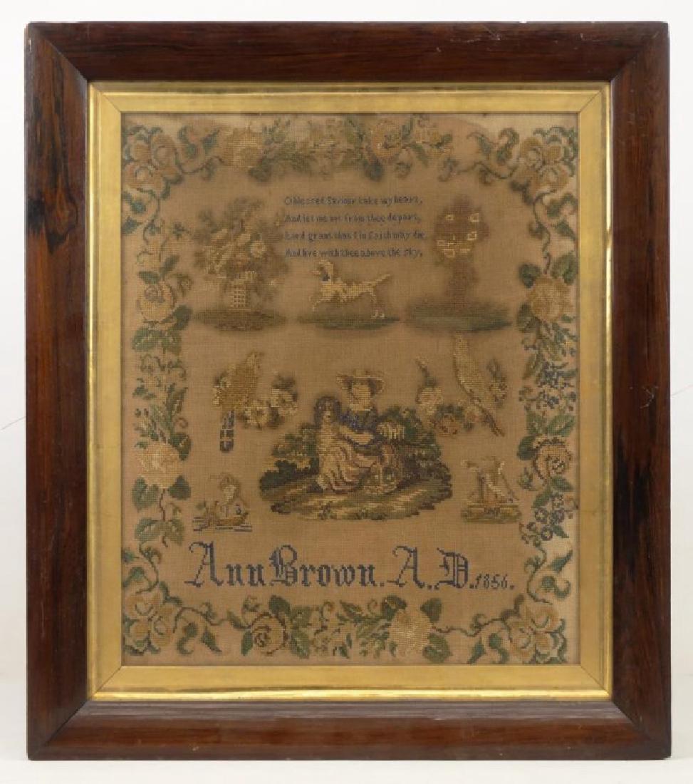 19th c. Sampler (1 of 4)