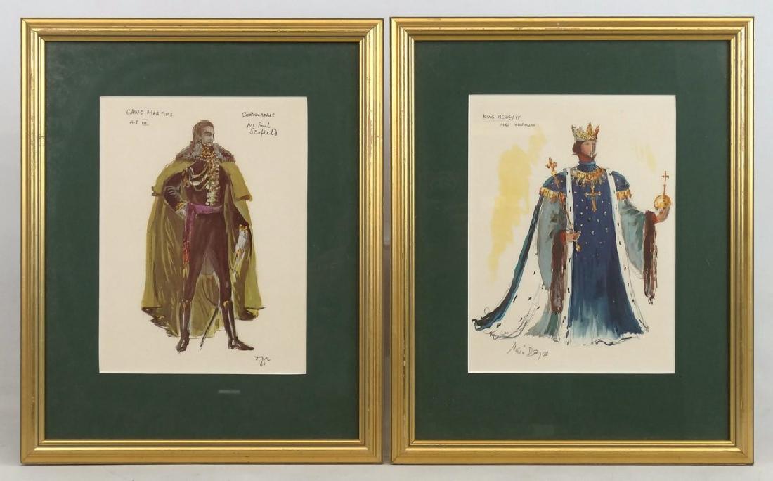 Pair Of Actor Watercolors (1 of 7)