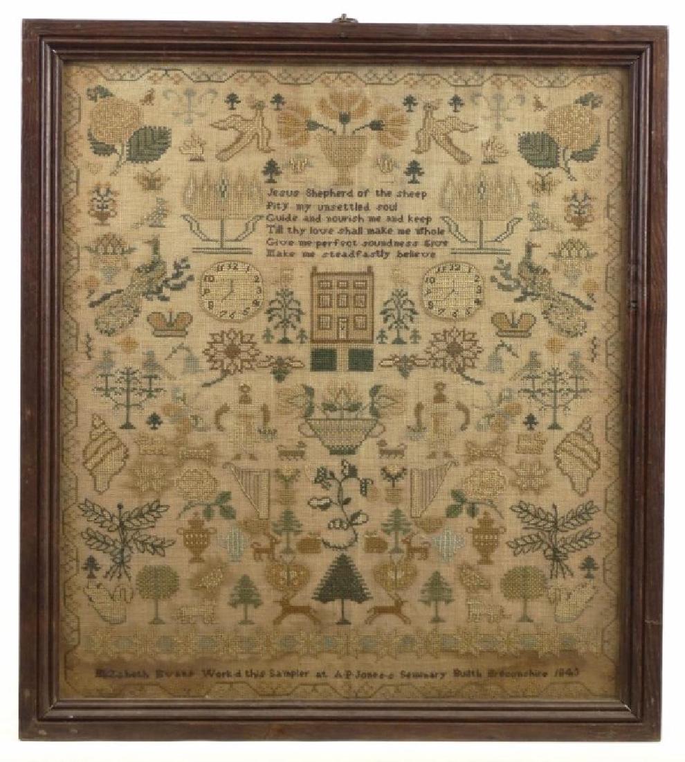 19th c. Sampler (1 of 4)