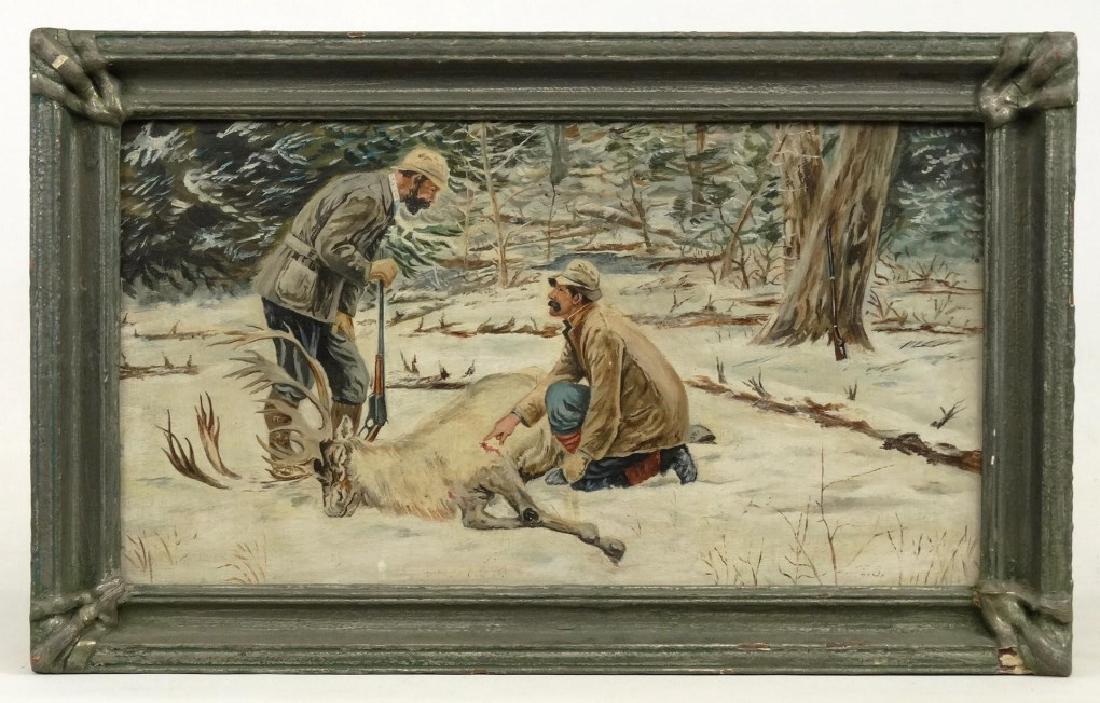 "E. B.", Winter Hunting Scene (1 of 6)