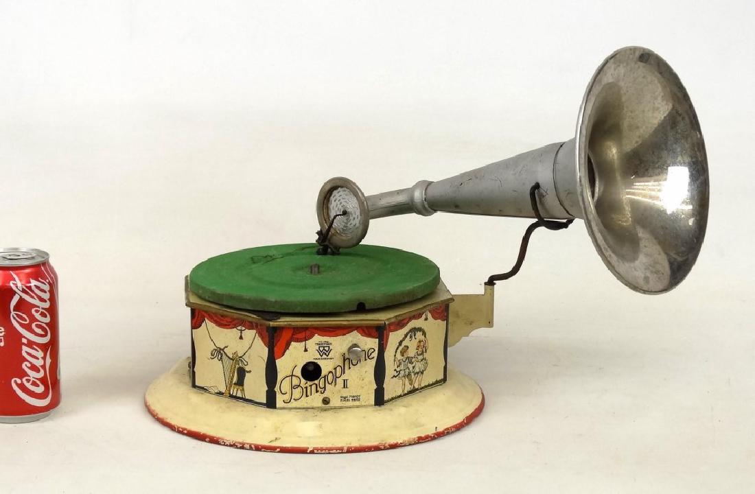 German Child's Bingophone Phonograph (1 of 6)