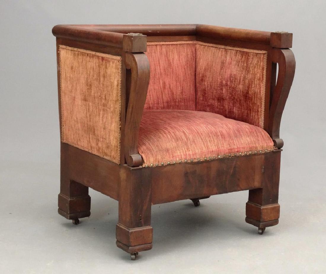 19th c. Empire Box Chair (1 of 6)