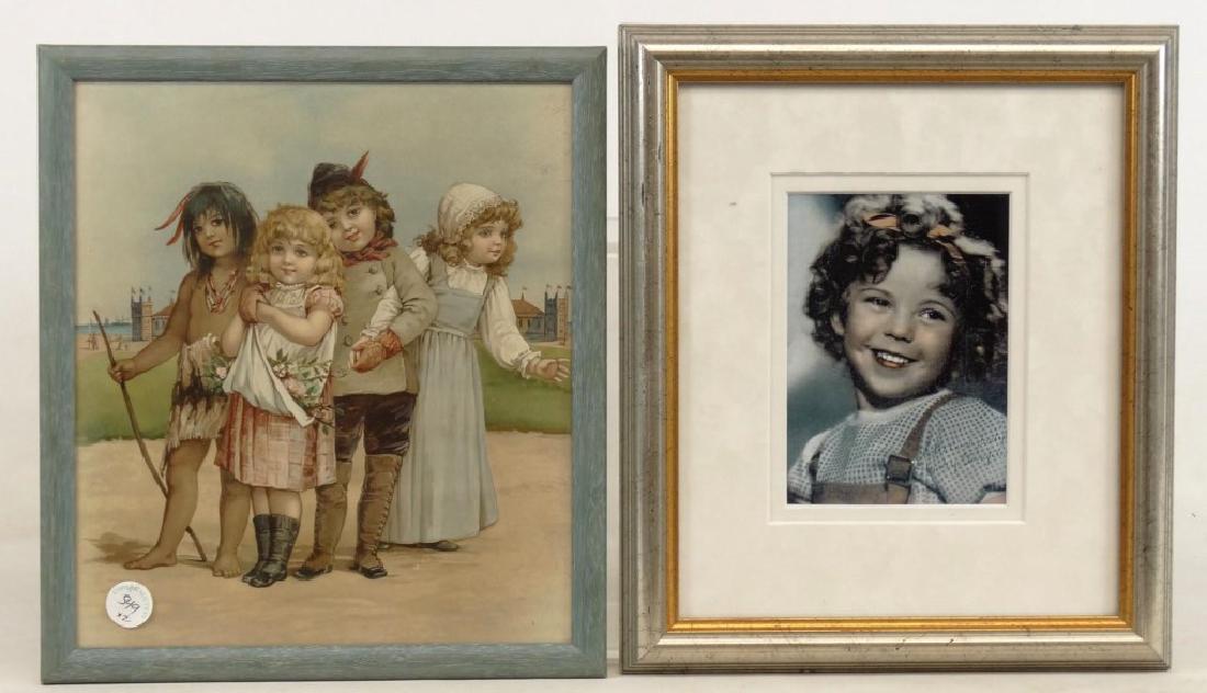 Shirley Temple Photo & Lithograph Lot (1 of 5)