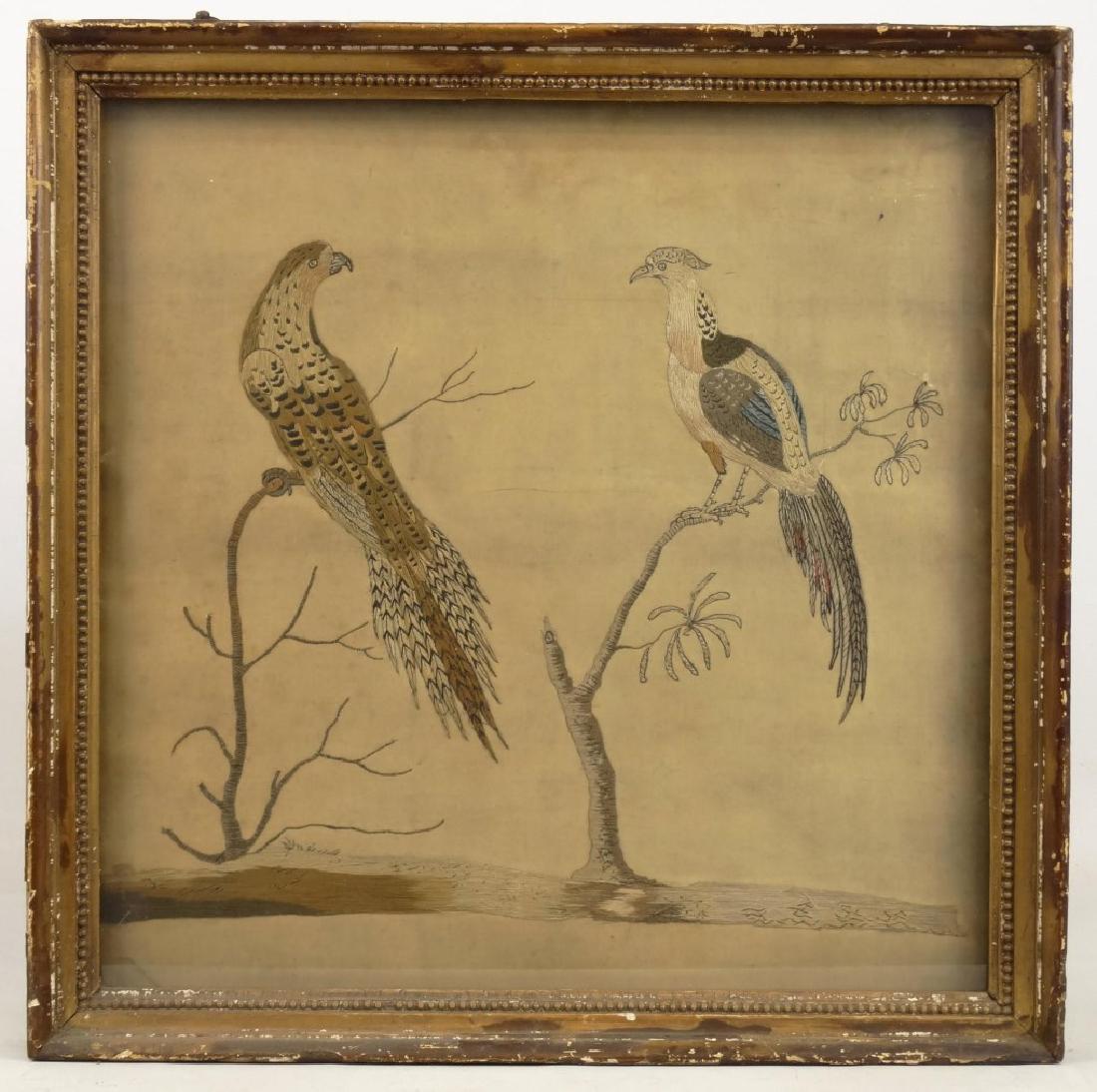 19th c. Silk Needlework (1 of 4)