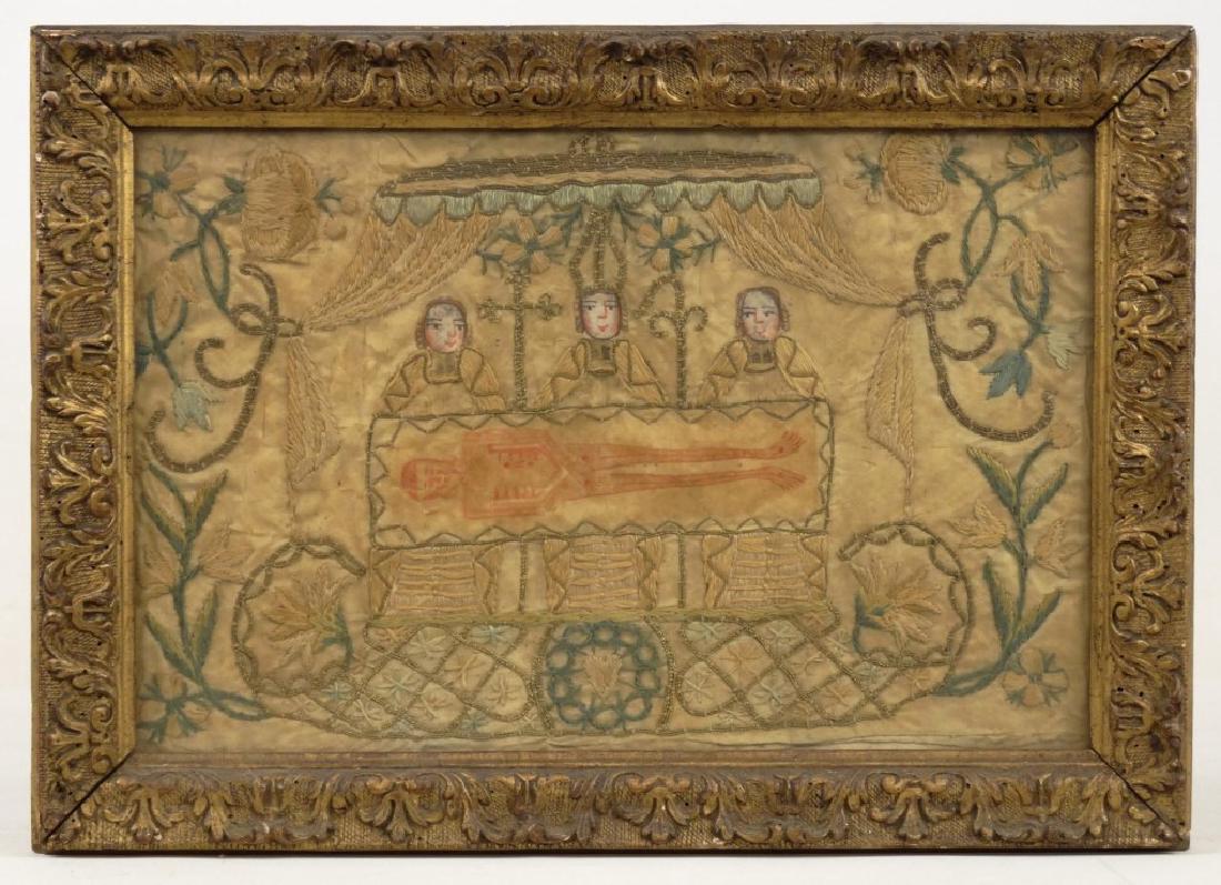19th c. Silk Needlework (1 of 5)