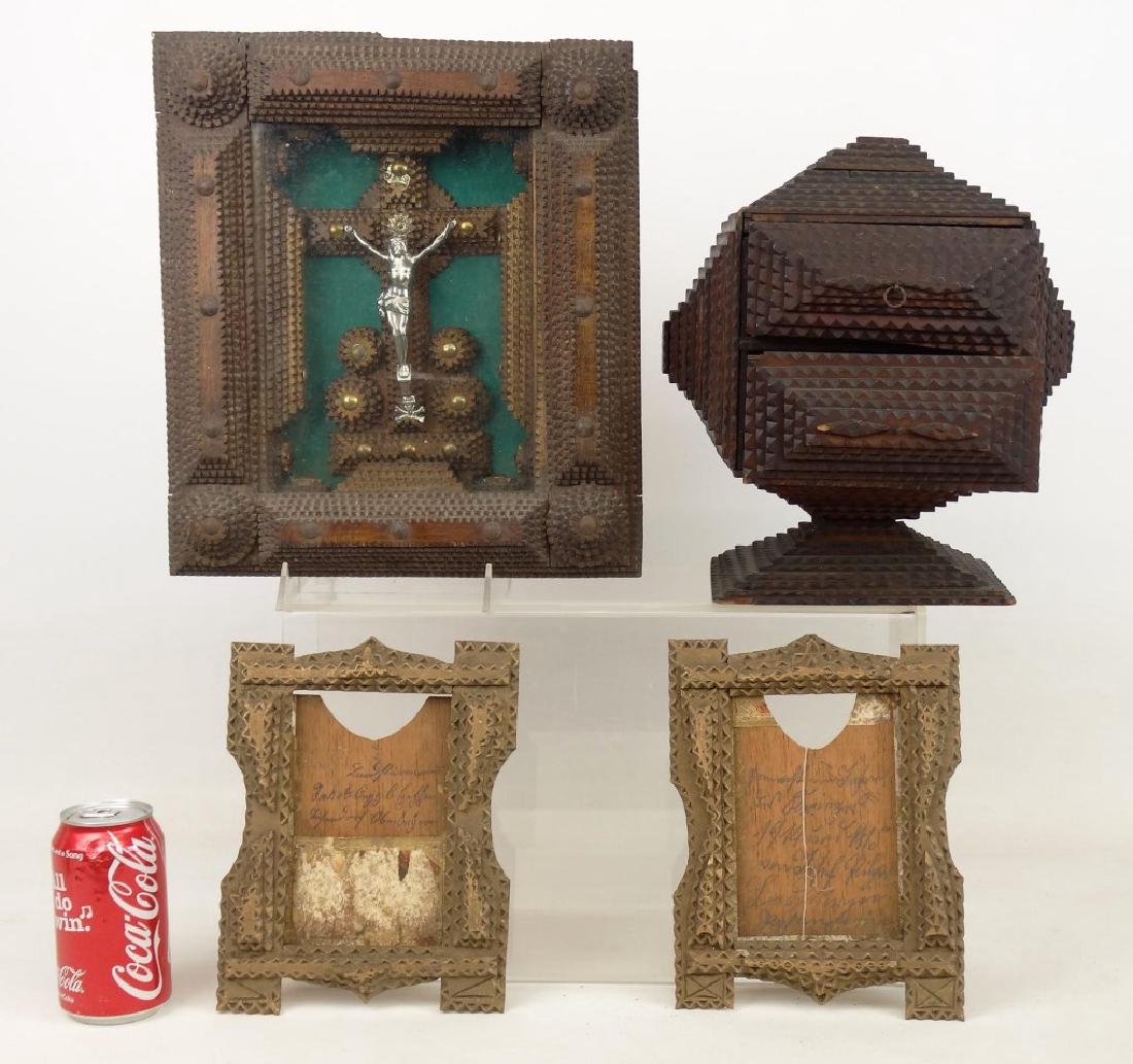 Tramp Art Lot (1 of 5)