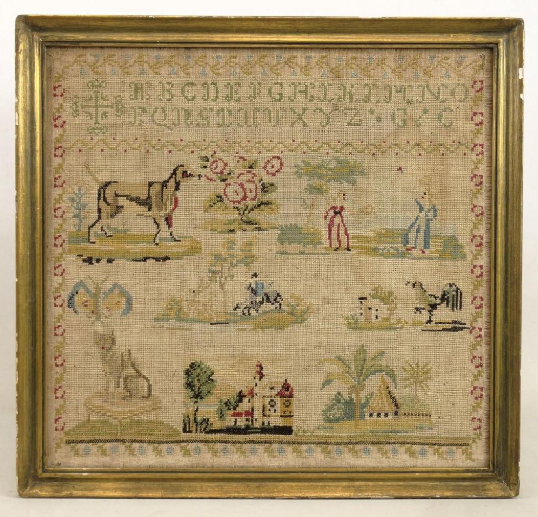 19th c. Sampler (1 of 5)