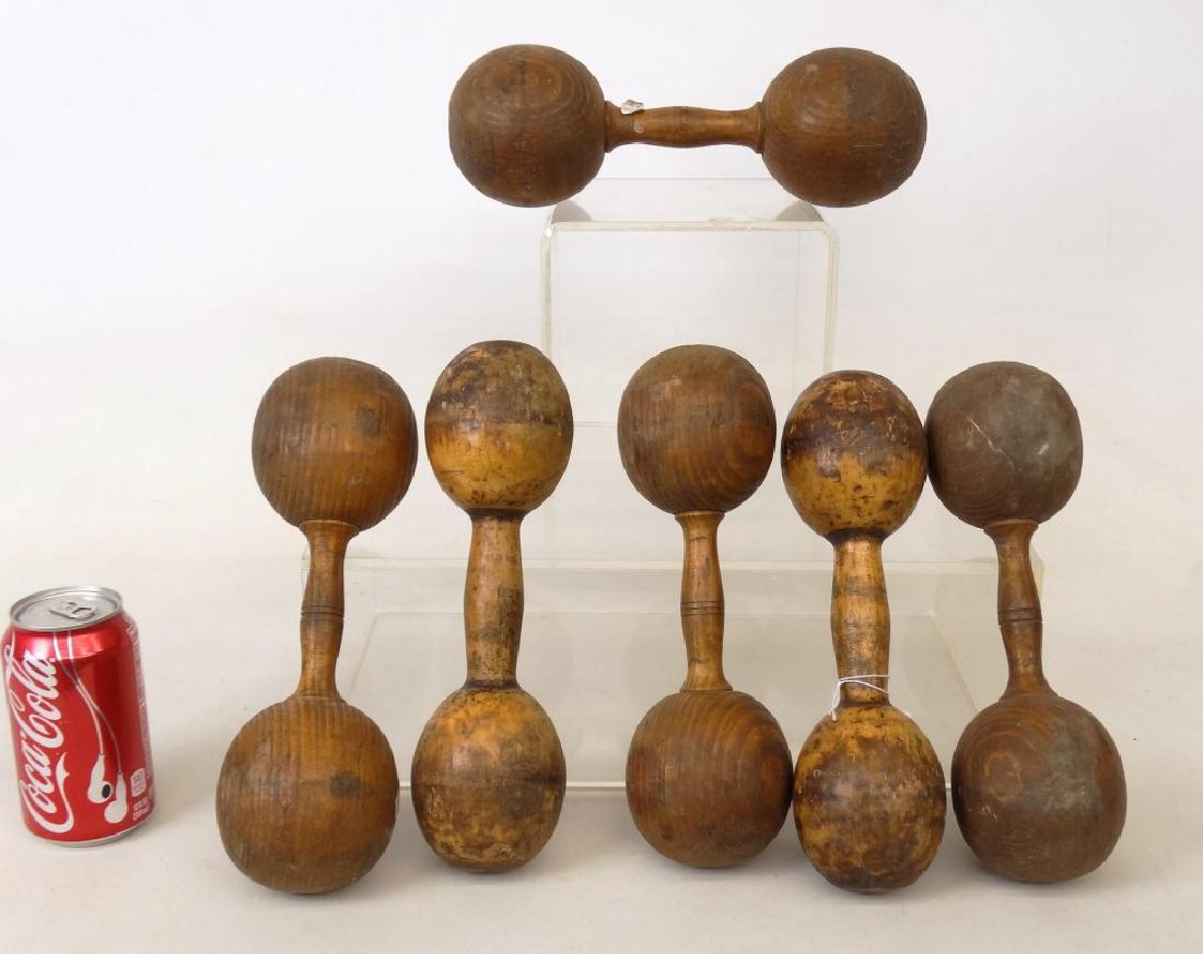 Wooden Dumbbells (1 of 3)