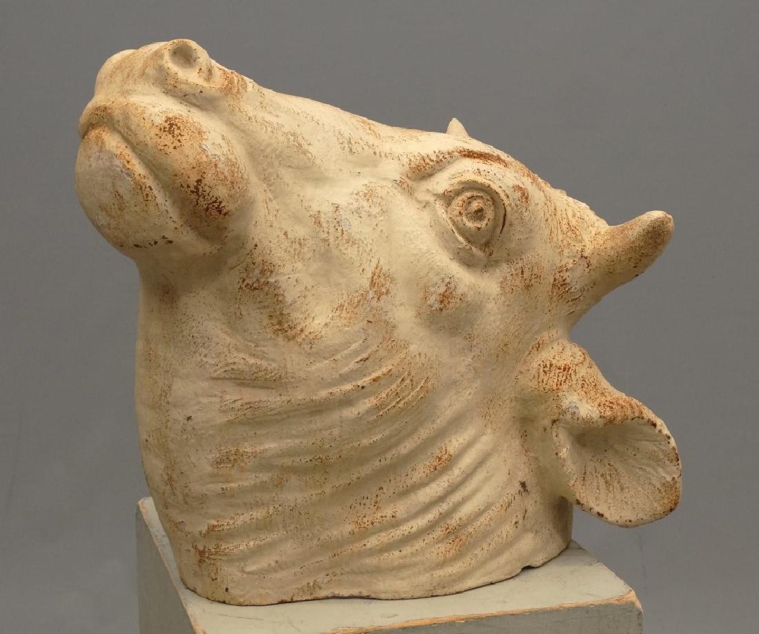 Cast Iron Cow Head (1 of 4)