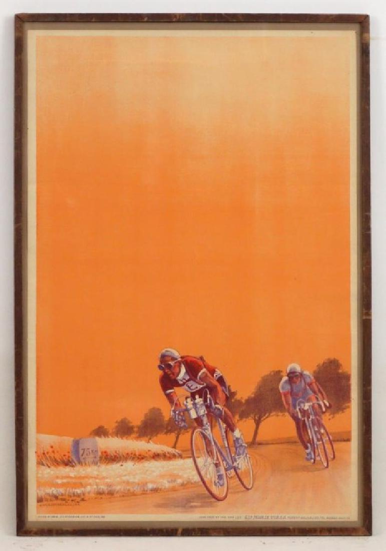 1944 Bicycle Racing Lithograph (1 of 5)