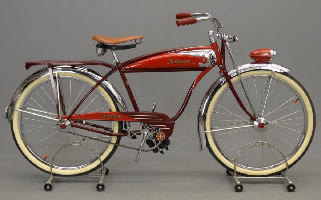 1953 Schwinn Panther Balloon Tire Bicycle - 52067451 1 X