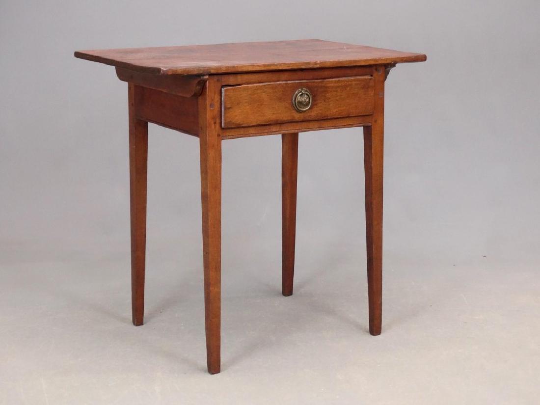 19th c. Single Drawer Side Table (1 of 4)