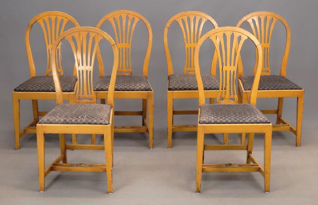 Set Of Hepplewhite Style Chairs (1 of 5)