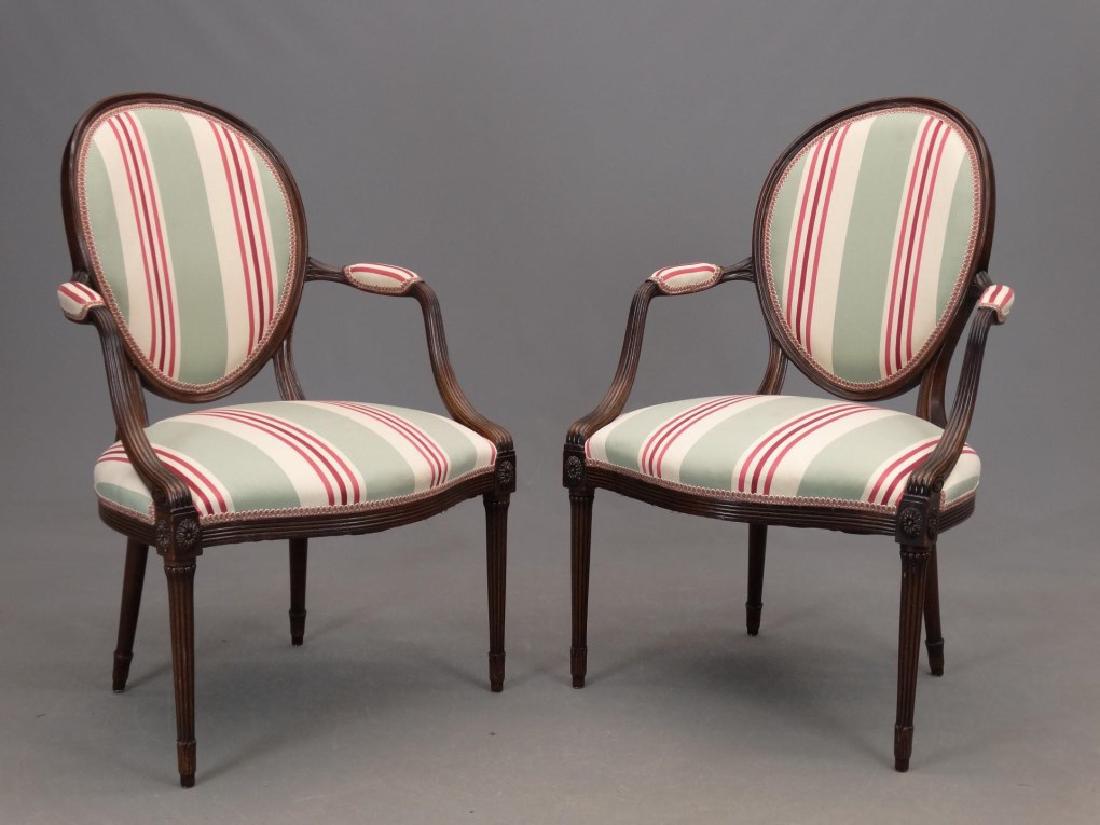 Pair Of French Style Chairs (1 of 5)