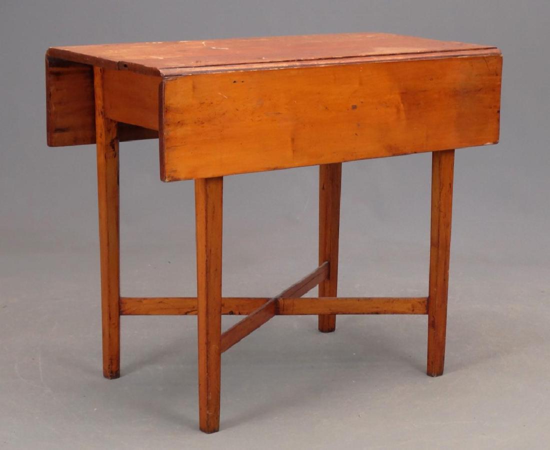 18th c. Stretcher Base Dropleaf Table (1 of 4)